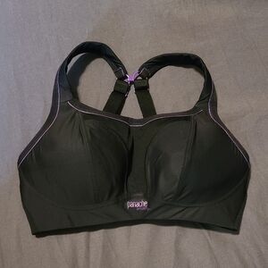 Panache Black High-Impact Sports Bra with J Hook 30D